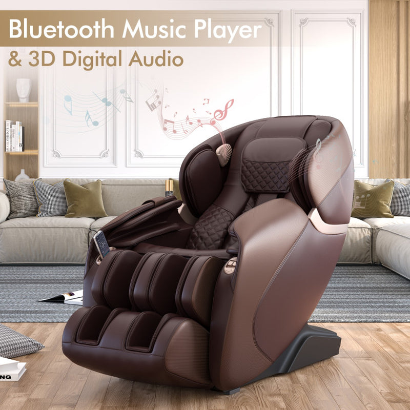 Zero Gravity Full Body Massage Chair with SL Track and Yoga Stretching