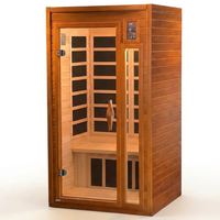 Barcelona 1 to 2 Person Low EMF FAR Infrared Home Sauna — Studio Shot